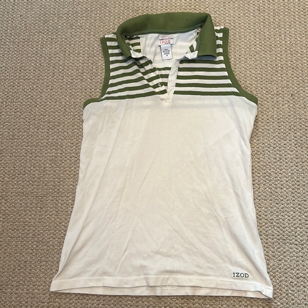IZOD collared tank top